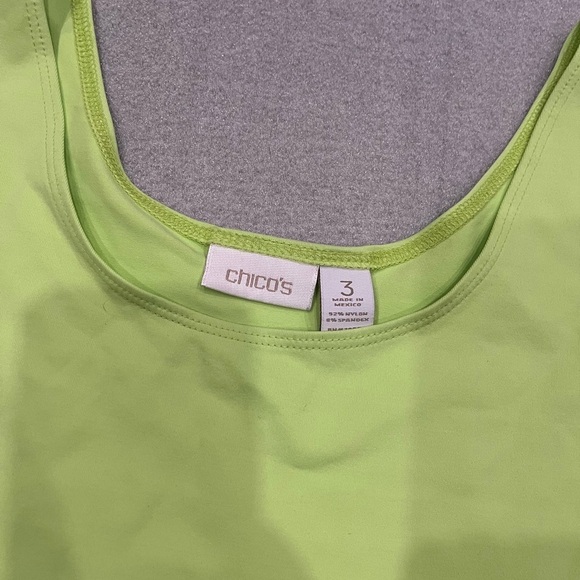 ❤️2/$30❤️[3]Chico’s Light Green Women's Tank Top - Picture 2 of 5